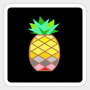 nighttime fruit pineapple Sticker